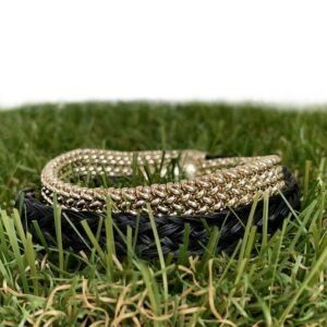 Aviiso 14 Karaat Geelgouden Milanese Wikkelarmband voor de Helft Paardenhaar