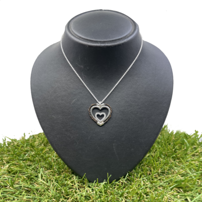 Aviiso sterling zilveren hanger hartjes