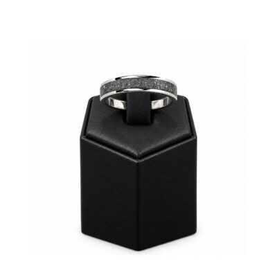 Aviiso 14 Karaat Witgouden Ring met As Rondom